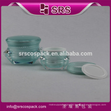 SRS free sample cosmetics cream empty jar , 1oz cosmetic acrylic cream jars manufacturers